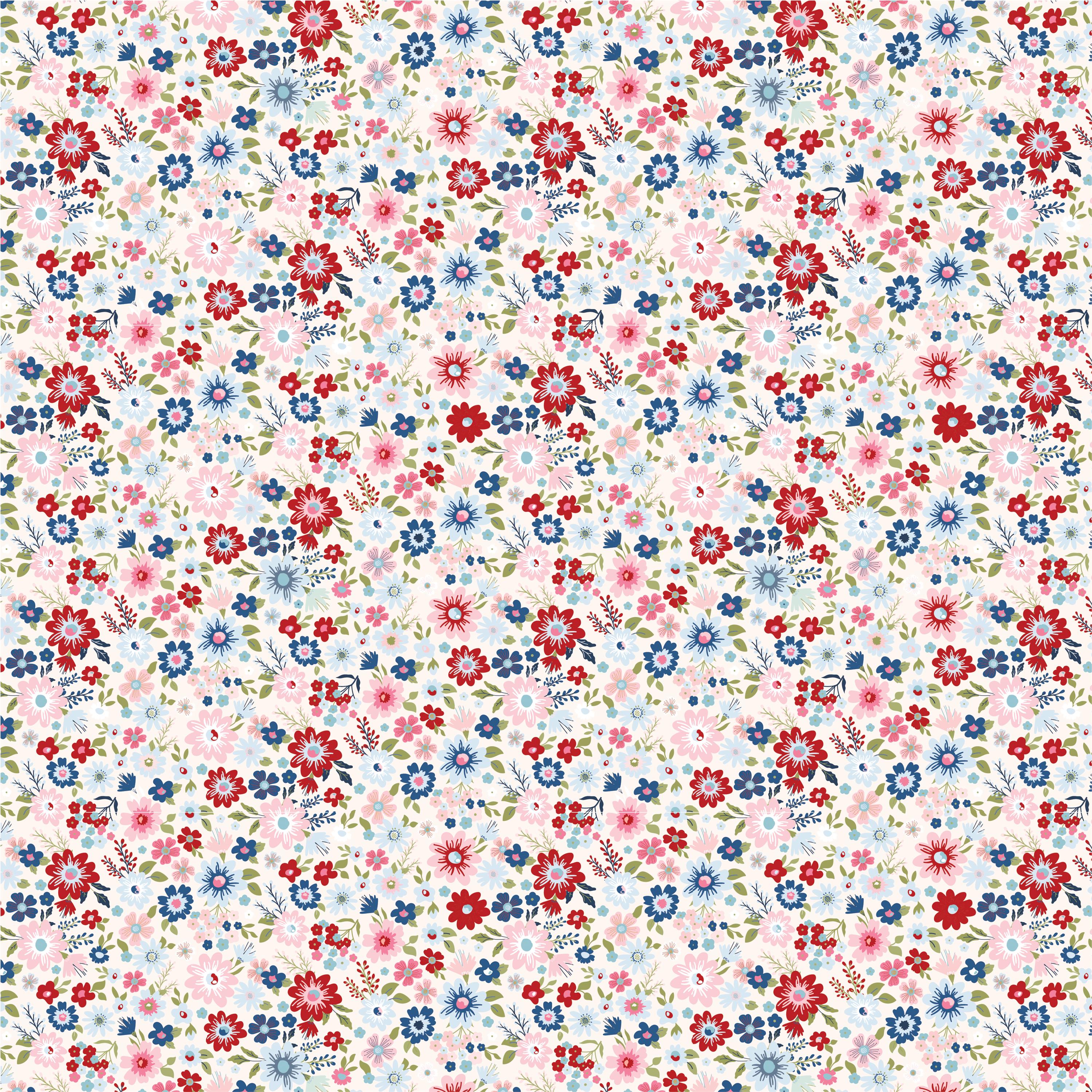Hip Hip Hooray Liberty  Fat Quarter  Poppie Cotton Quilting Fabric