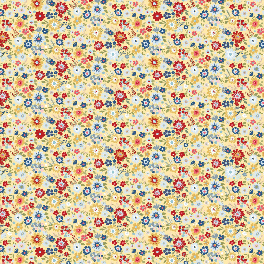 Hip Hip Hooray Liberty  Fat Quarter  Poppie Cotton Quilting Fabric