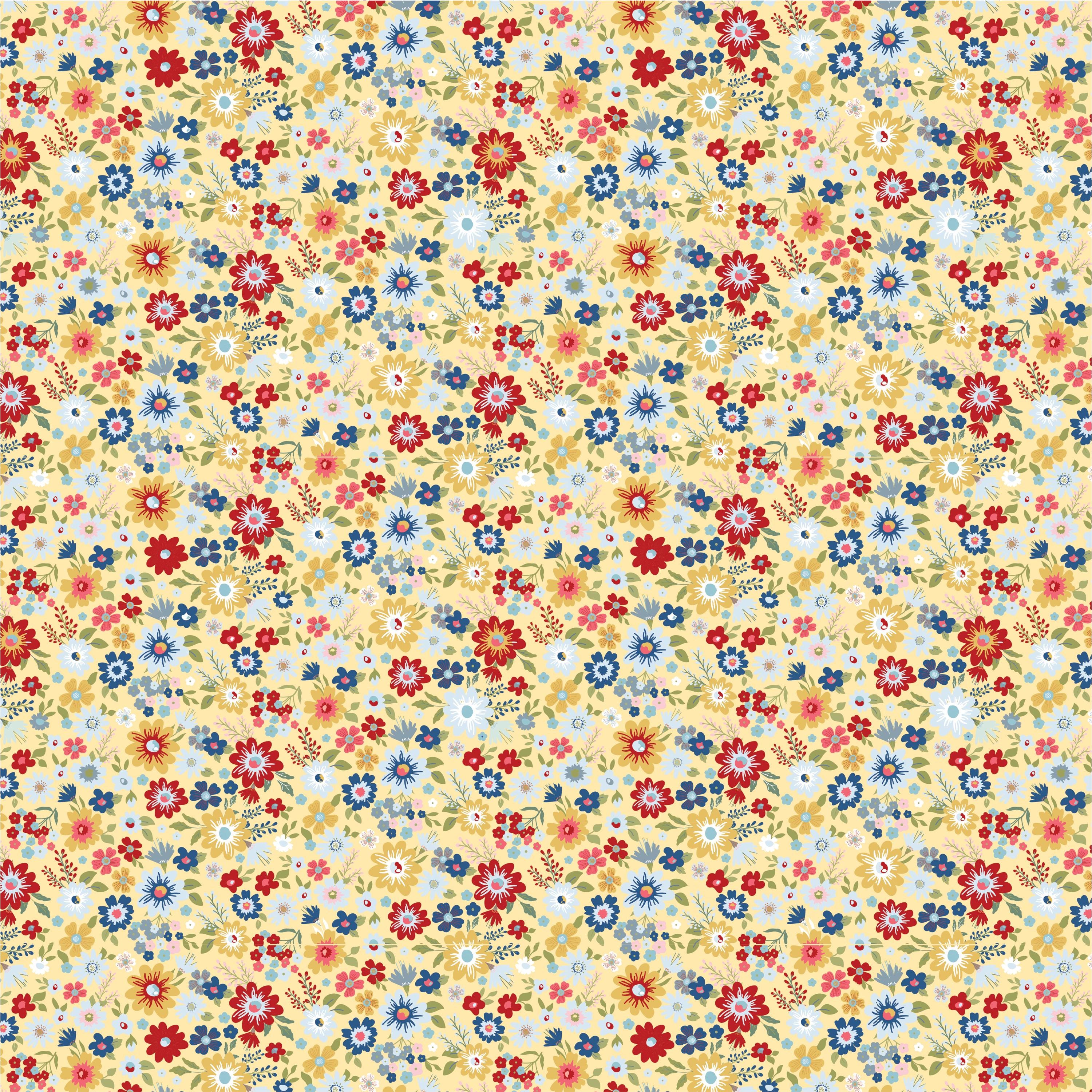 Hip Hip Hooray Liberty  Fat Quarter  Poppie Cotton Quilting Fabric
