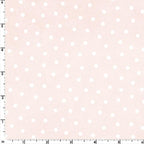Little Lambies Woolies Flannel  Light Pink and White Polka Dots | Bonnie Sullivan for Maywood Studio