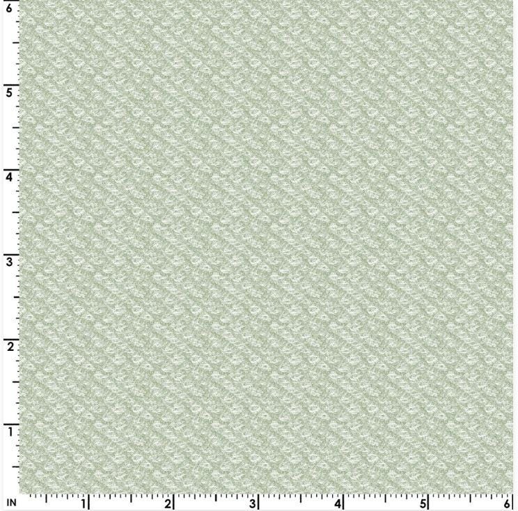 Little Lambies Woolies Flannel Poodle Boucle  Sage | Bonnie Sullivan for Maywood Studio