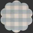 AGF Highlands Flannel  Buffalo Plaid Mini Clouds | Yarn Dyed Double Brushed Cotton Flannel | 200gsm | 43/44"