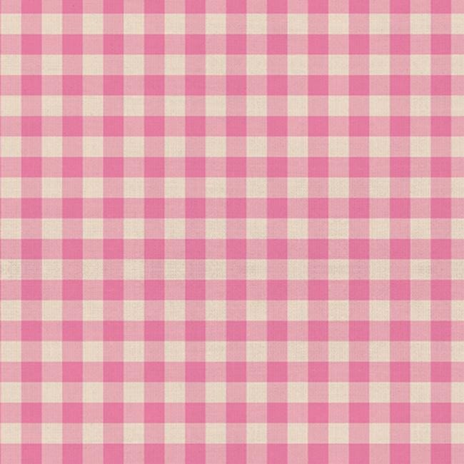 Bubblegum Pink Gingham Fabric from Picnic Wovens by Suzy Quilts for Art Gallery Fabrics  Yarn Dyed Woven - 100% Premium Cotton - 57/58"