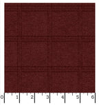 Woolies Flannel  Tartan Grid Deep Red  Bonnie Sullivan  Maywood Studio (MASF18511R)