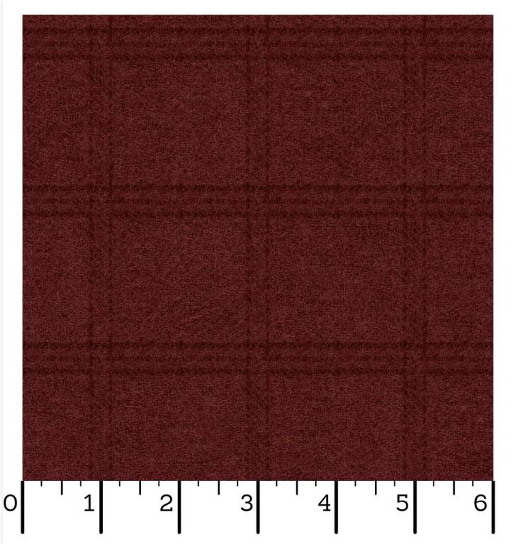 Woolies Flannel  Tartan Grid Deep Red  Bonnie Sullivan  Maywood Studio (MASF18511R)