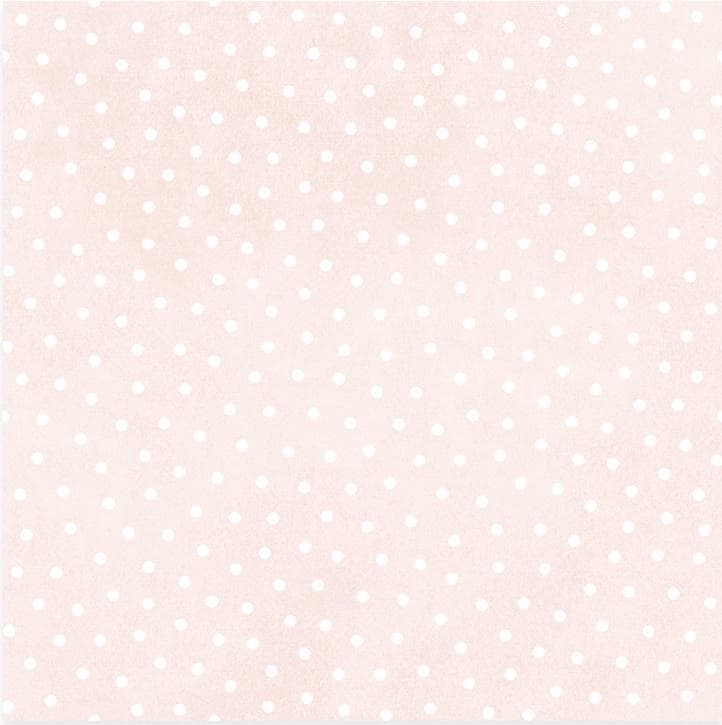 Little Lambies Woolies Flannel  Light Pink and White Polka Dots | Bonnie Sullivan for Maywood Studio