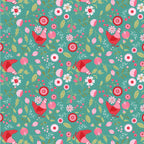 Smitten Chicken Fat Quarter Bundle  21 Fat Quarters  Poppie Cotton Floral Quilting Fabric