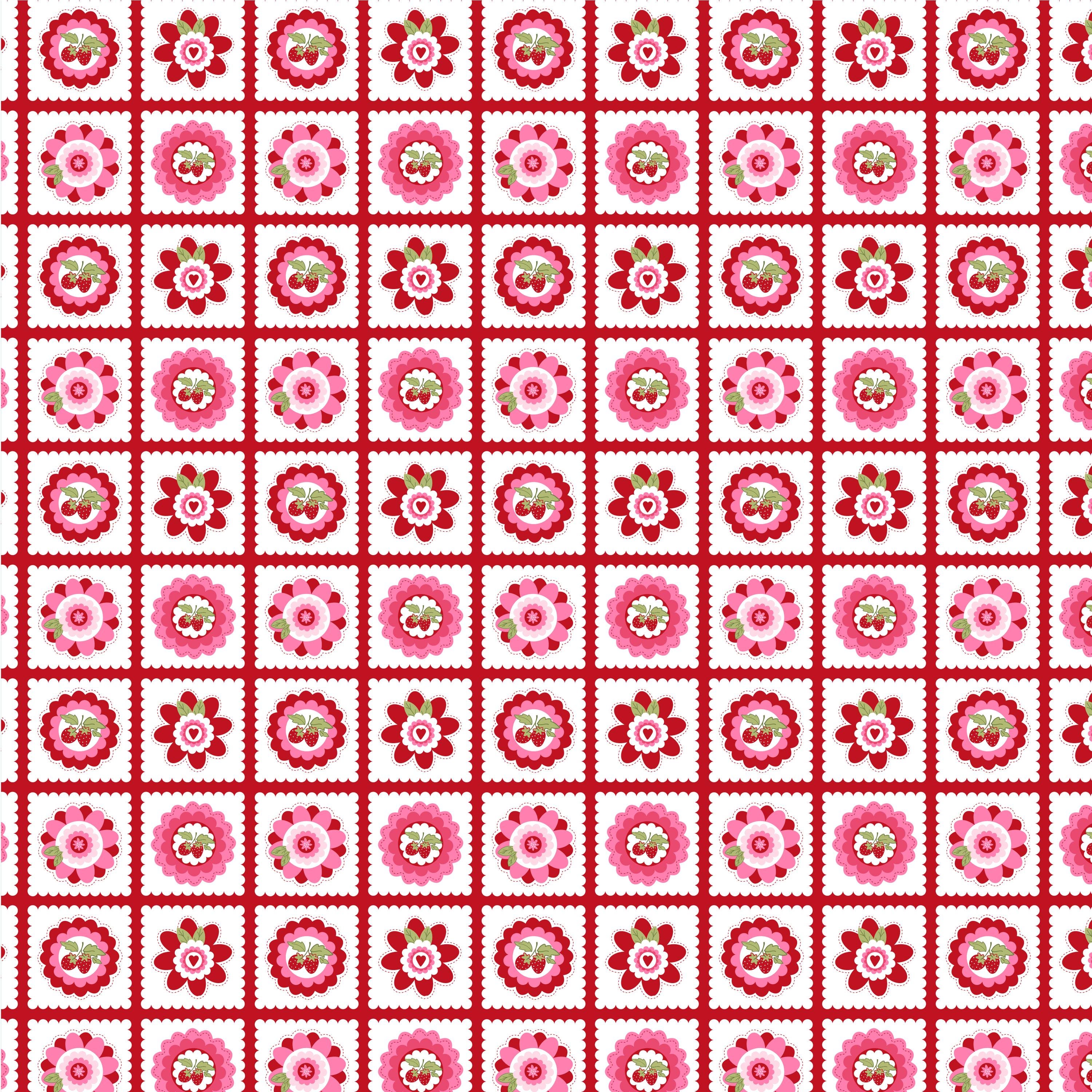 Smitten Chicken Fat Quarter Bundle  21 Fat Quarters  Poppie Cotton Floral Quilting Fabric