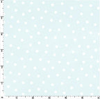 Little Lambies Woolies Flannel  Polka Dots  Light Aqua/White | Bonnie Sullivan for Maywood Studio