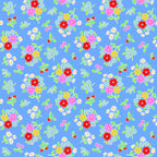 Bluebells & Buttercups Fat Quarter Bundle  Elea Lutz Floral Quilting Cotton Fabric