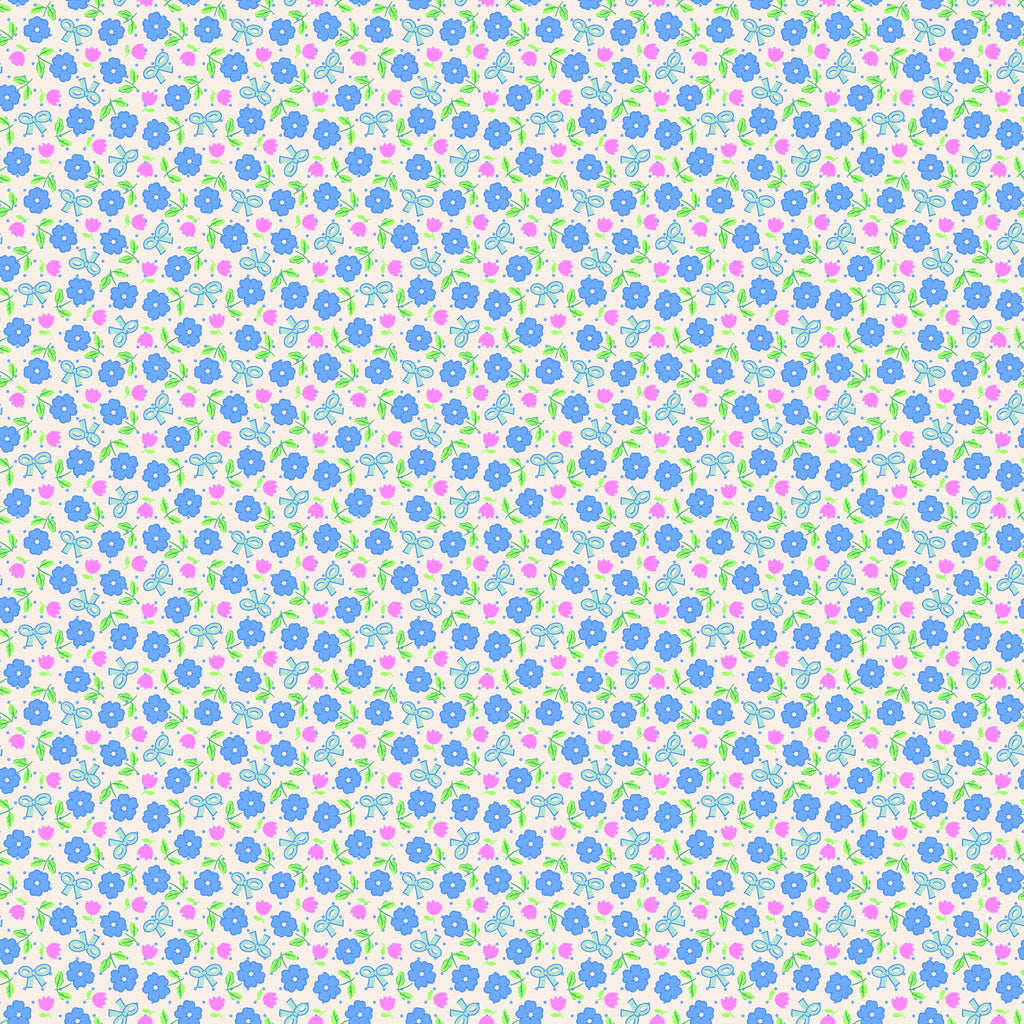 Bluebells & Buttercups Fat Quarter Bundle  Elea Lutz Floral Quilting Cotton Fabric