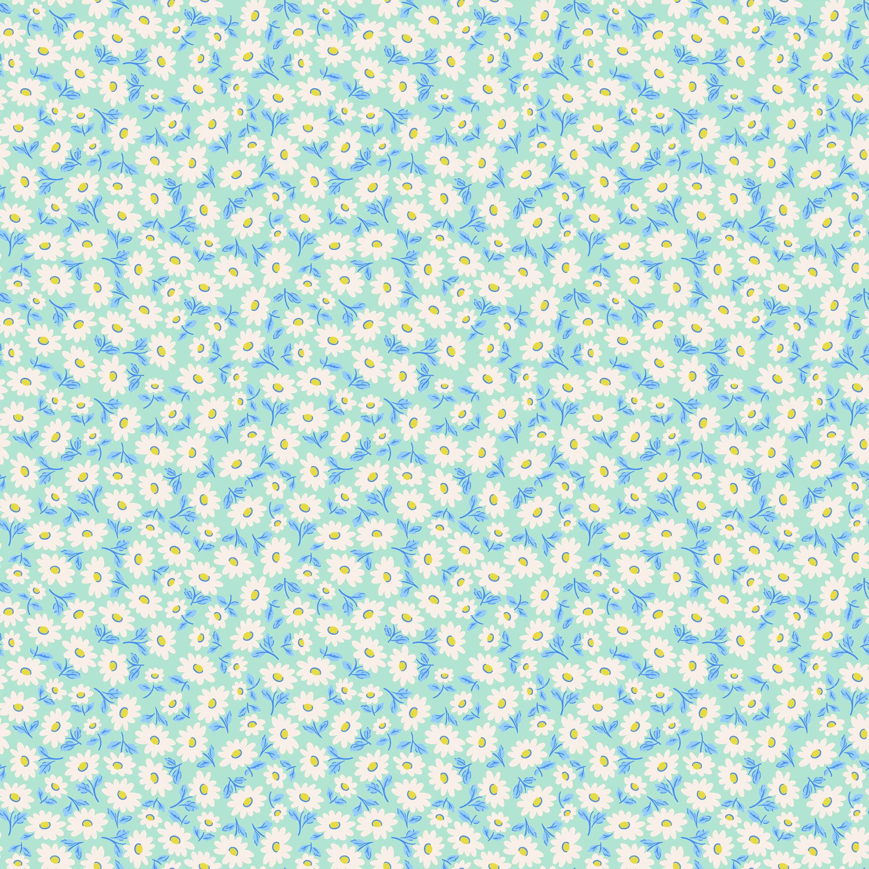 Bluebells & Buttercups Fat Quarter Bundle  Elea Lutz Floral Quilting Cotton Fabric