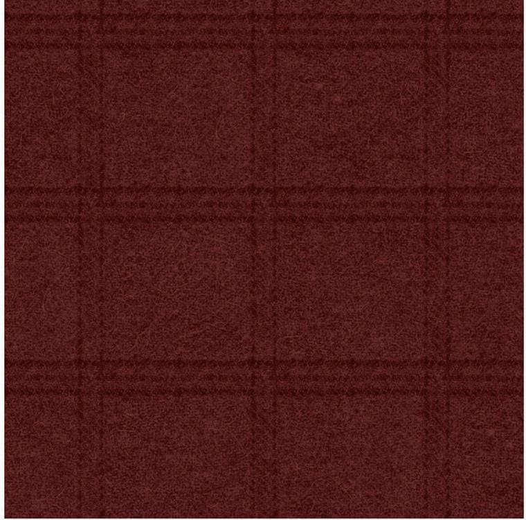 Woolies Flannel  Tartan Grid Deep Red  Bonnie Sullivan  Maywood Studio (MASF18511R)