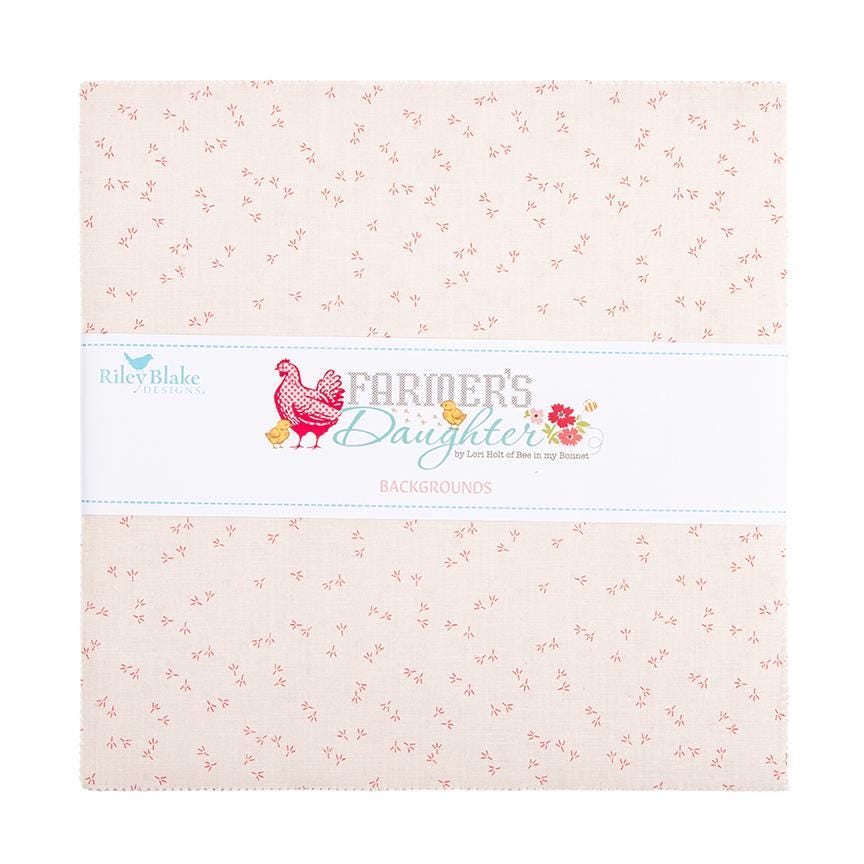 Farmers Daughter Backgrounds 10" Stacker · Lori Holt · Riley Blake Designs · 42 Squares