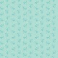 Bee Basics Heart Songbird  Lori Holt  Riley Blake Designs  Blue Cross Stitch Hearts Quilting Cotton  C6401SONGBIRD