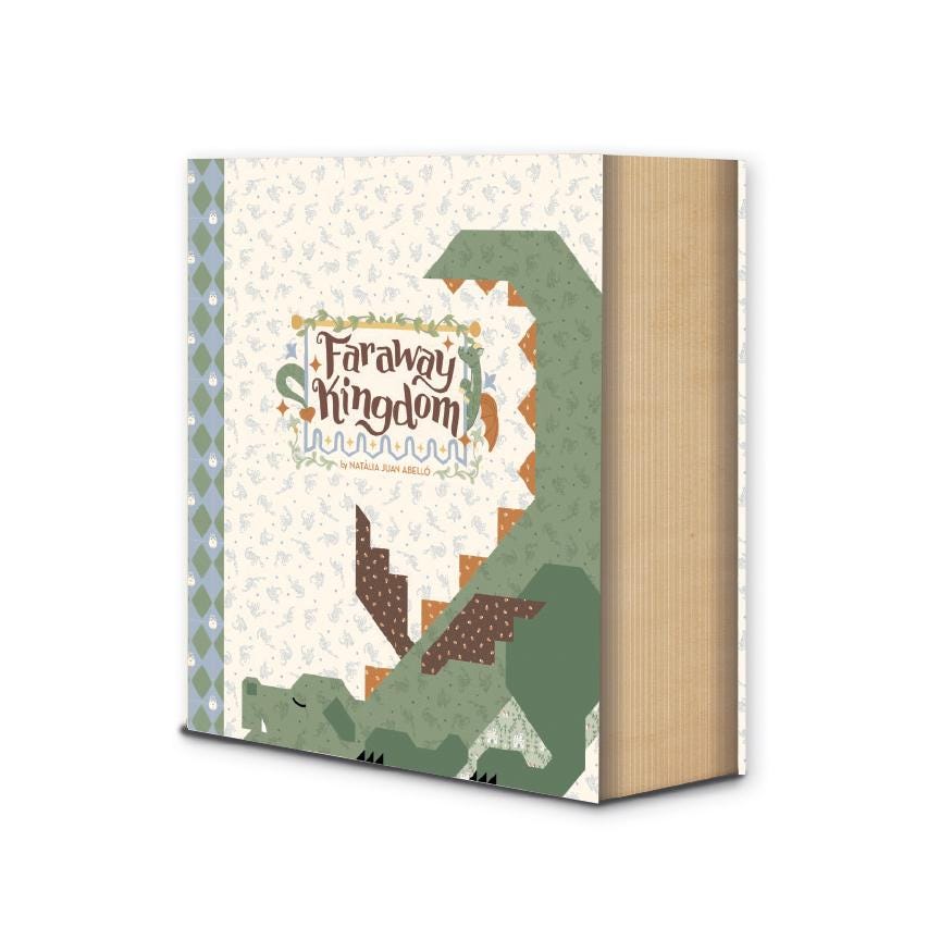 Faraway Kingdom Dragon Dreams Quilt Kit  Riley Blake Designs  Apples & Beavers Pattern  KT17430