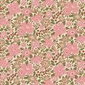Harper Pink TIL130146 | Tilda Basics Creating Memories | Quilting Cotton Fabric | Continuous Yardage
