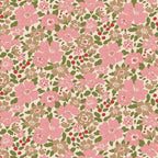 Harper Pink TIL130146 | Tilda Basics Creating Memories | Quilting Cotton Fabric | Continuous Yardage