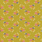 Frida Lime TIL130119 | Tilda Basics Creating Memories | Quilting Cotton Fabric | Continuous Yardage