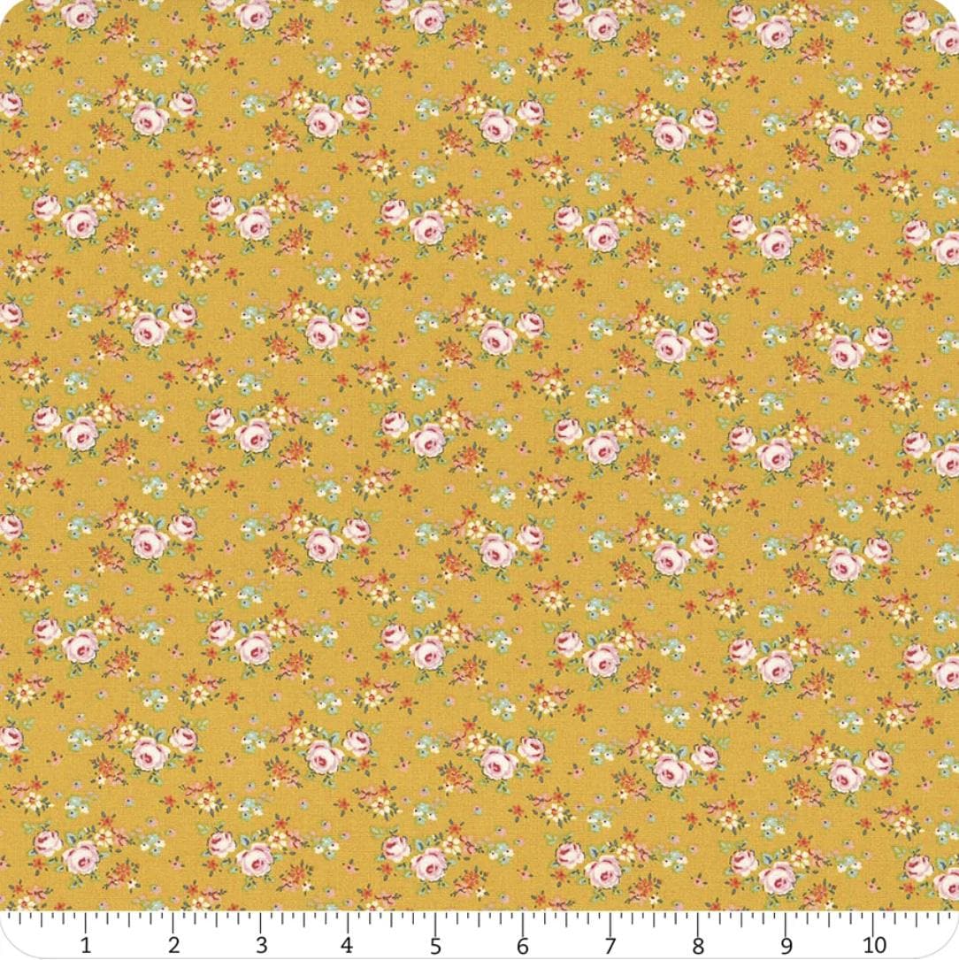 Gracie Yellow · Tilda · Creating Memories Spring · Fat Quarters · Half Yards · Yards · 100% Quilting Cotton