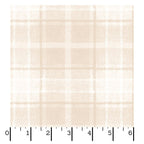 Snowtop Snowtop Mountain Flannel Big Plaid Cream  Bonnie Sullivan  MASF10896E  Christmas Winter Cotton Flannel Fabric