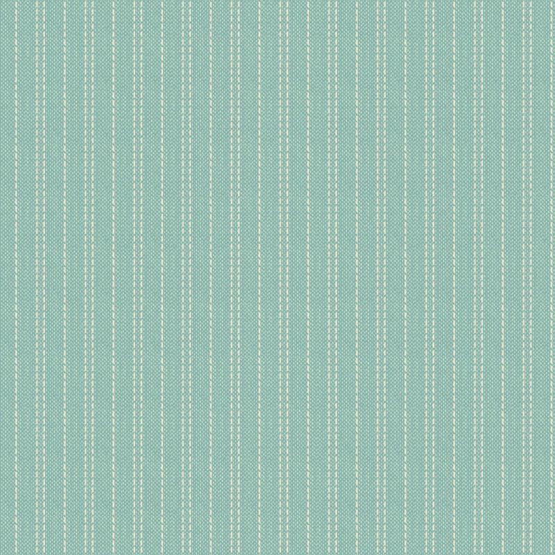 Seamstripe Teal TIL160060 | Tilda Basics Creating Memories | Woven Cotton Fabric | Continuous Yardage