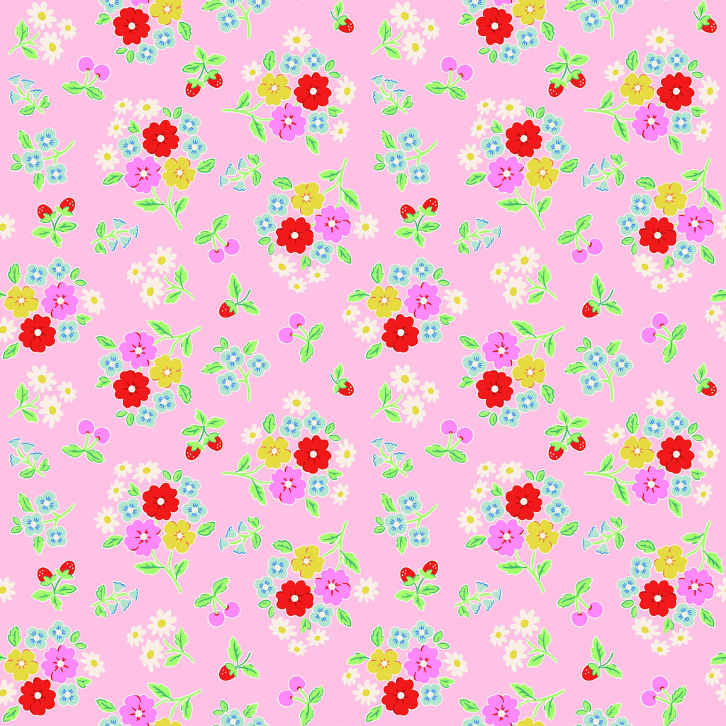 Bluebells & Buttercups Fat Quarter Bundle  Elea Lutz Floral Quilting Cotton Fabric