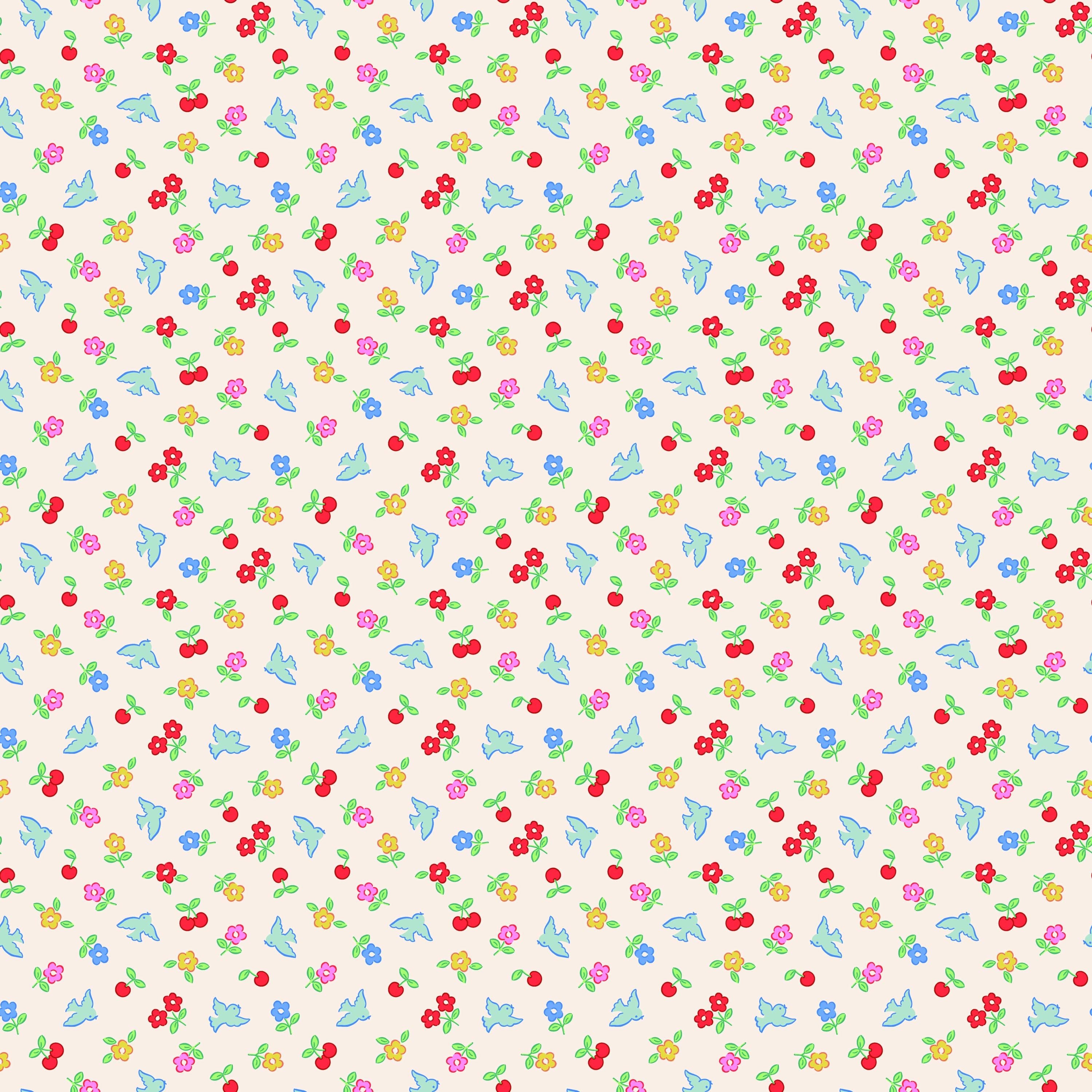 Bluebells & Buttercups Fat Quarter Bundle  Elea Lutz Floral Quilting Cotton Fabric