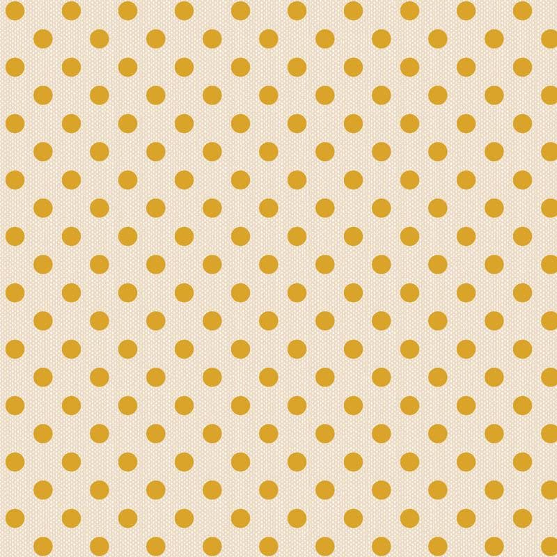 Polkadot Yellow TIL160064 | Tilda Basics Creating Memories | Woven Cotton Fabric | Continuous Yardage