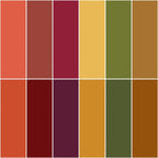 Confetti Cotton Autumn Fat Quarter Bundle  12 Fat Quarters  Riley Blake Solids  Fall Basics