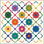 Christa Quilts Daisy Chain Quilt Pattern  Riley Blake Designs  Full Color Instructions