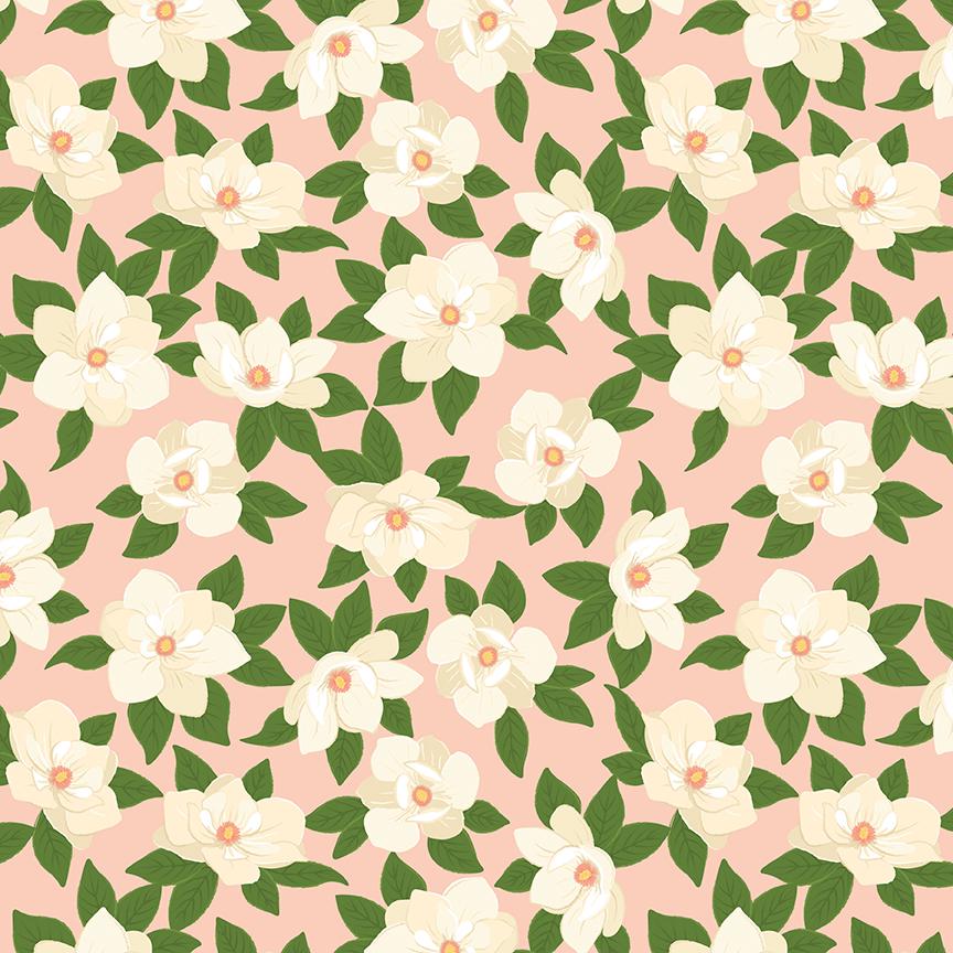 Southern Charm Main · Peaches 'n Cream · Riley Blake Quilting Cotton · C17440-PEACHES · 43/44" Yardage