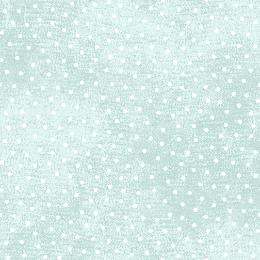 Snowtop Mountain Flannel Dots Aqua  Bonnie Sullivan  MASF18506Q  Christmas Winter Cotton Flannel Yardage