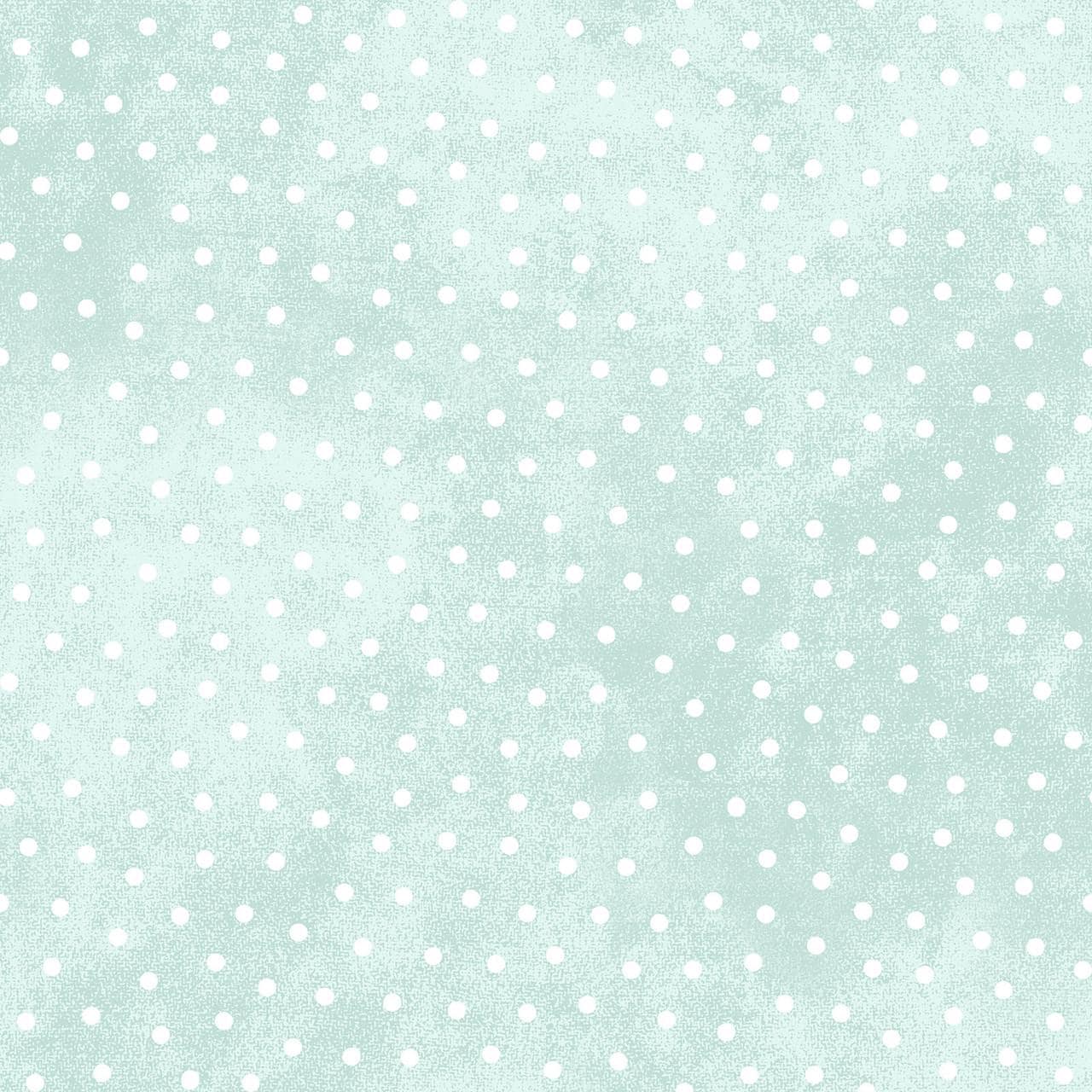 Snowtop Mountain Flannel Dots Aqua  Bonnie Sullivan  MASF18506Q  Christmas Winter Cotton Flannel Yardage