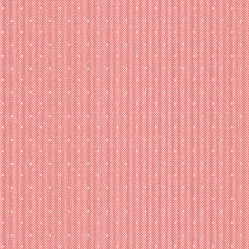 Tinydot Pink TIL160061 | Tilda Basics Creating Memories | Woven Cotton Fabric | Continuous Yardage