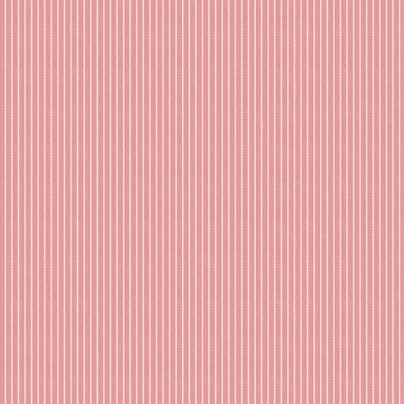 Tinystripe Pink TIL160063 | Tilda Basics Creating Memories | Woven Cotton Fabric | Continuous Yardage
