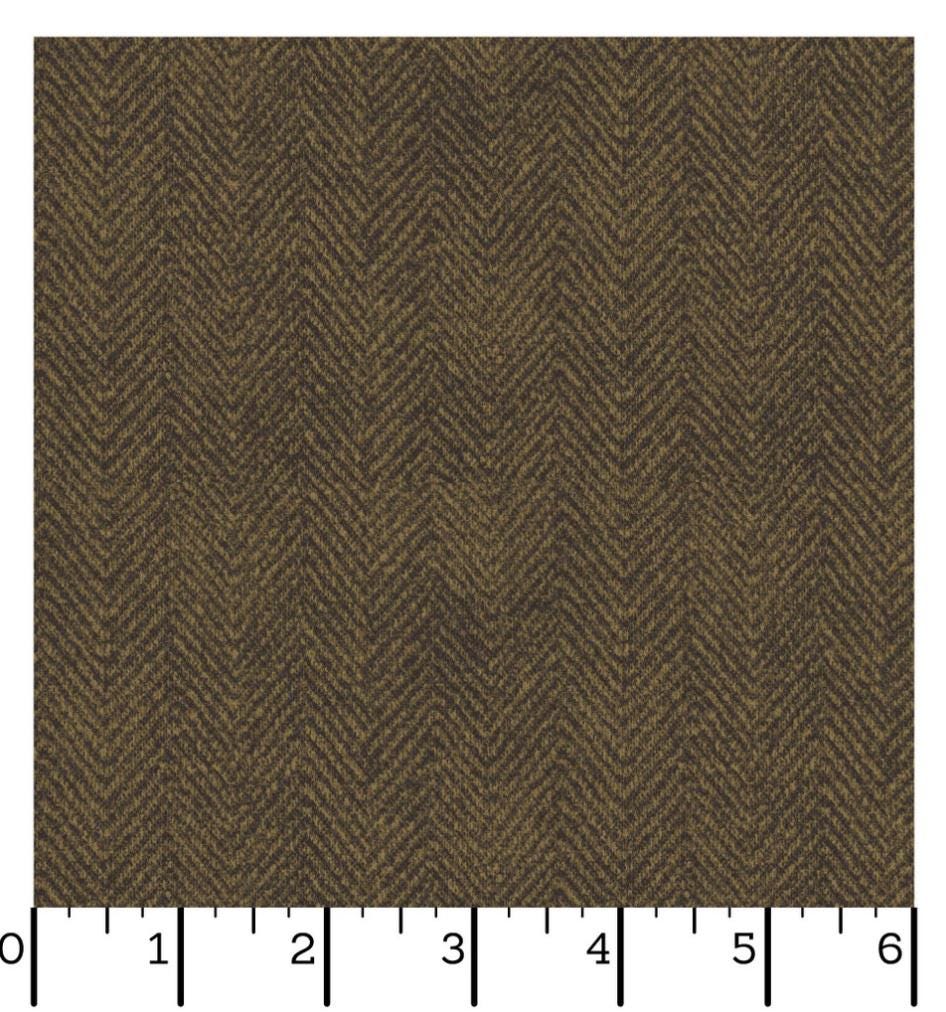 Woolies Flannel Herringbone | Brown MASF1841J | Bonnie Sullivan for Maywood Studio