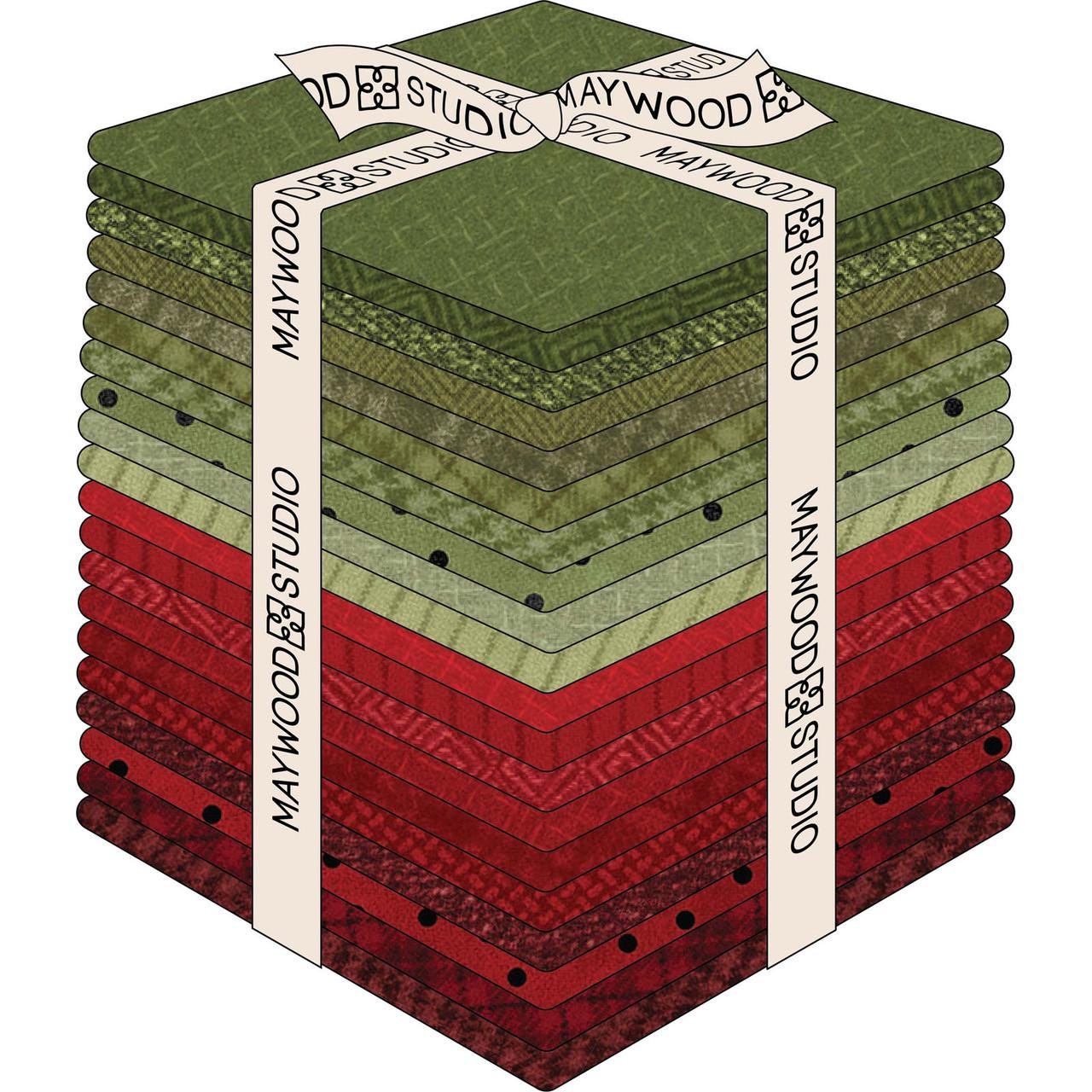 Holiday Warmth Woolies Flannel | Fat Quarter Bundle | 20 Pieces | Bonnie Sullivan For Maywood Studio