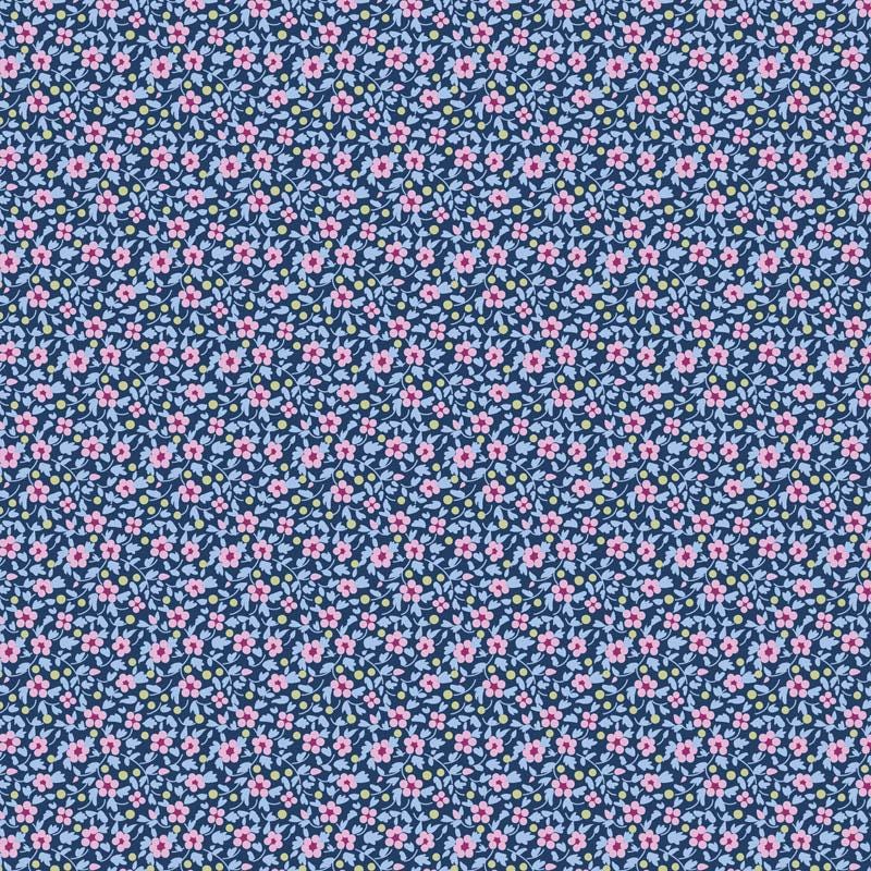 Brie Denim TIL130190 | Tilda Brie Basics | Quilting Cotton Fabric | Continuous Yardage