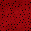 Woolies Polka Dot Flannel  Deep Red Polka Dots | Bonnie Sullivan for Maywood Studio | MASF18506R
