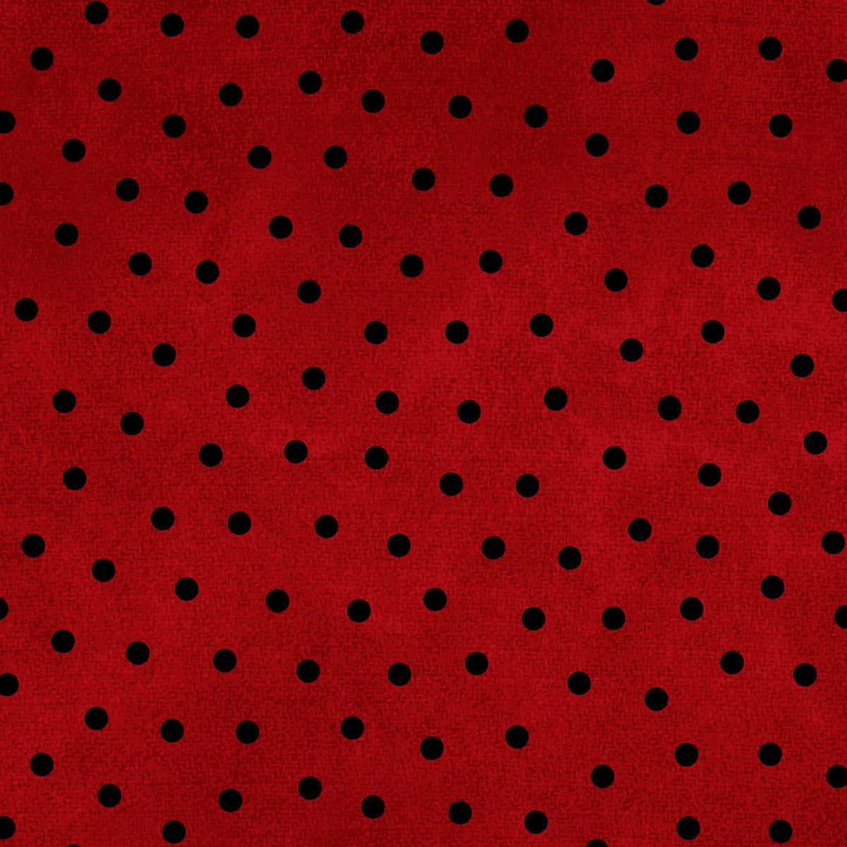 Woolies Polka Dot Flannel  Deep Red Polka Dots | Bonnie Sullivan for Maywood Studio | MASF18506R