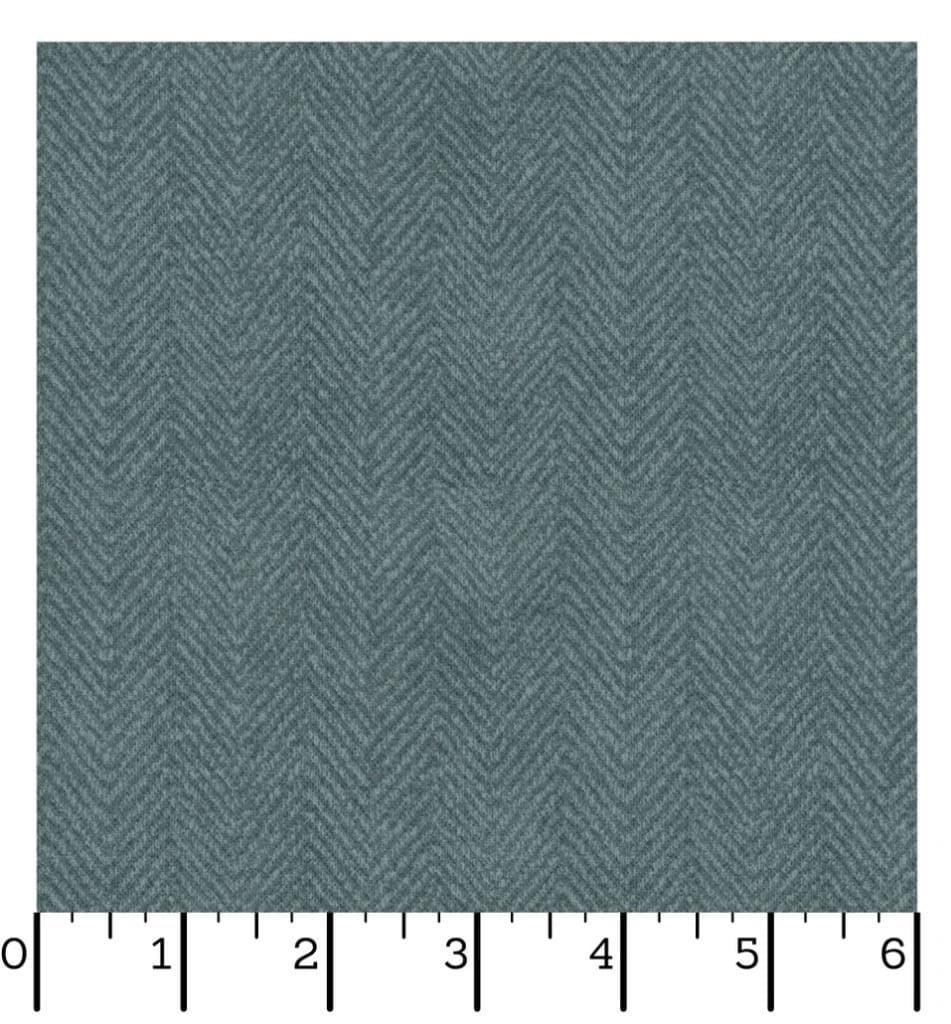 Woolies Herringbone Flannel Fabric, Light Blue | Bonnie Sullivan for Maywood Studio