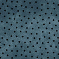 Woolies Flannel – Navy with Black Polka Dots | Bonnie Sullivan | Maywood Studio