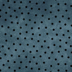 Woolies Flannel – Navy with Black Polka Dots | Bonnie Sullivan | Maywood Studio