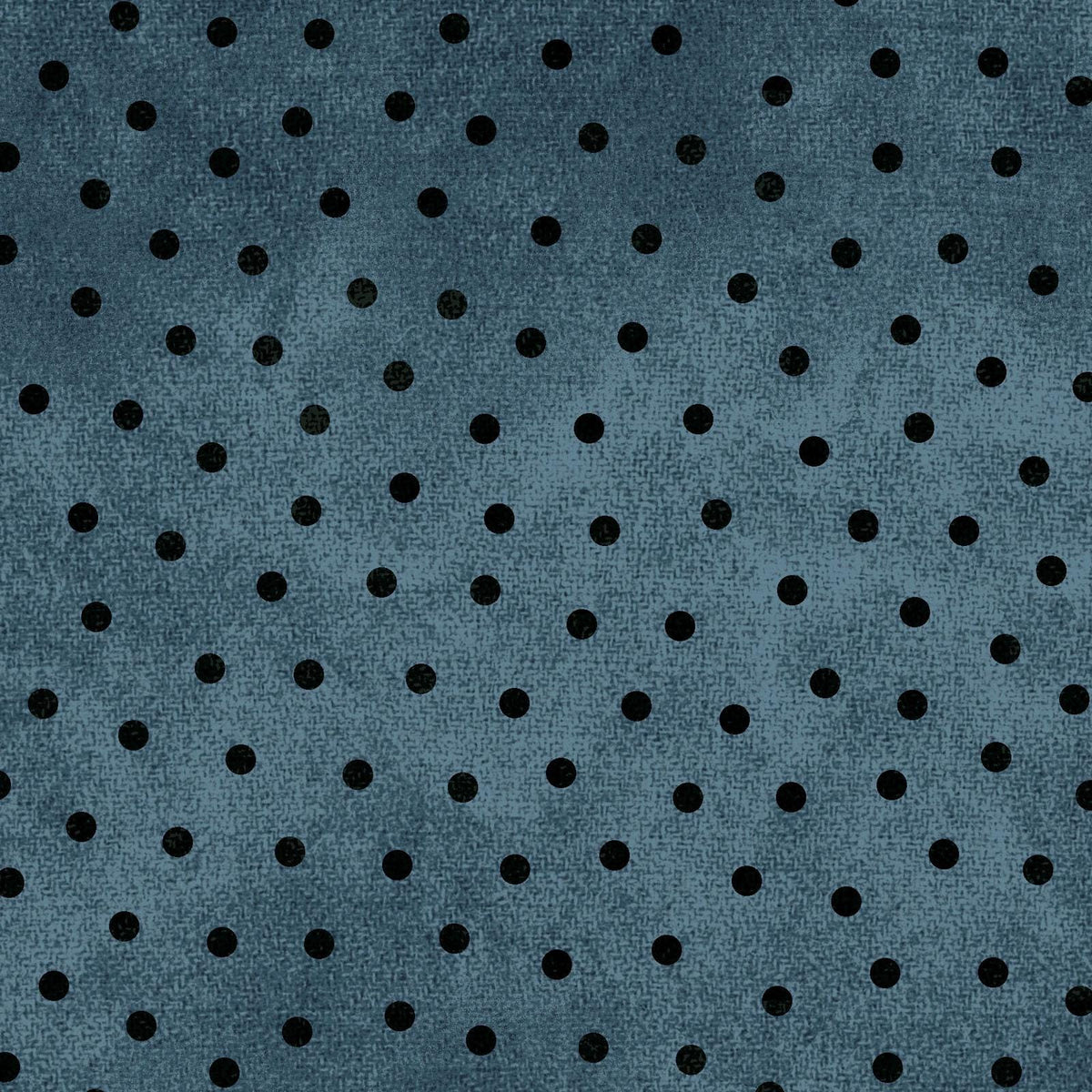 Woolies Flannel – Navy with Black Polka Dots | Bonnie Sullivan | Maywood Studio