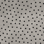 Woolies Flannel – Gray with Black Polka Dots | Bonnie Sullivan | Maywood Studio