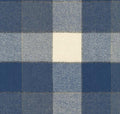 Robert Kaufman Mammoth Flannel  Denim Plaid Double Brushed Cotton Fabric, Yarn Dyed Woven Flannel by the Yard SRKF-16424-67 DENIM