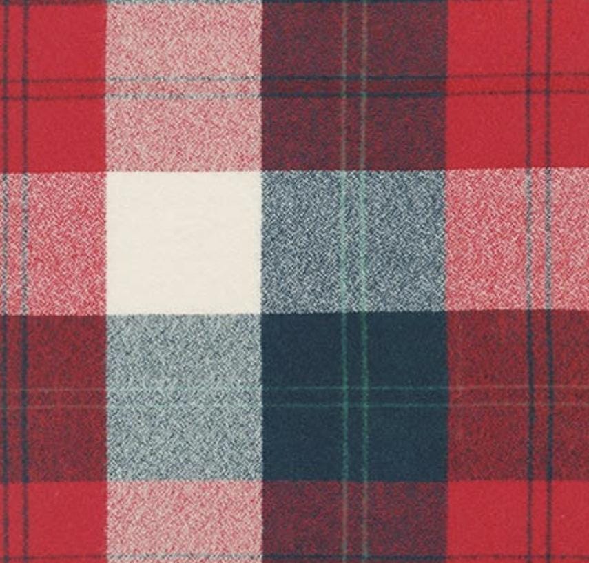 Mammoth Flannel Americana Plaid Fabric  Robert Kaufman SRKF14877202  Double Brushed Cotton Yardage