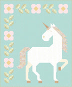 Little Posies Unicorn Garden Quilt Kit  Riley Blake Designs  Apples & Beavers Pattern  KT-18320