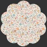 Small & Sweet Pastel in flannel from the Gayle Lorraine Collection, designed by Elizabeth Chappell for Art Gallery Fabrics (Half Yard/Yard)